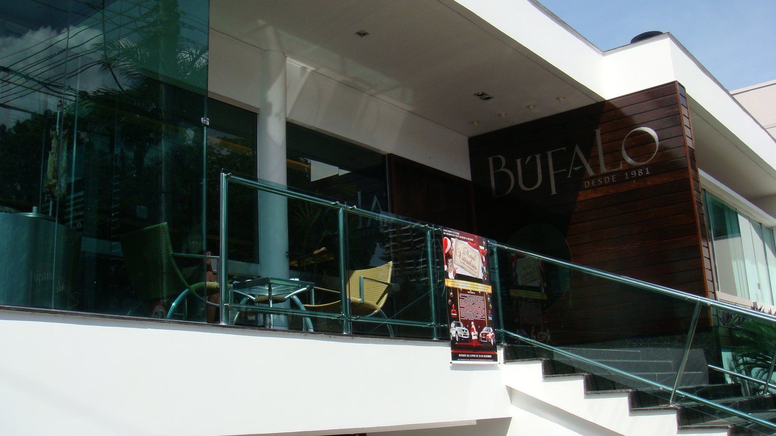 Fachada da Churrascaria Búfalo, em Manaus