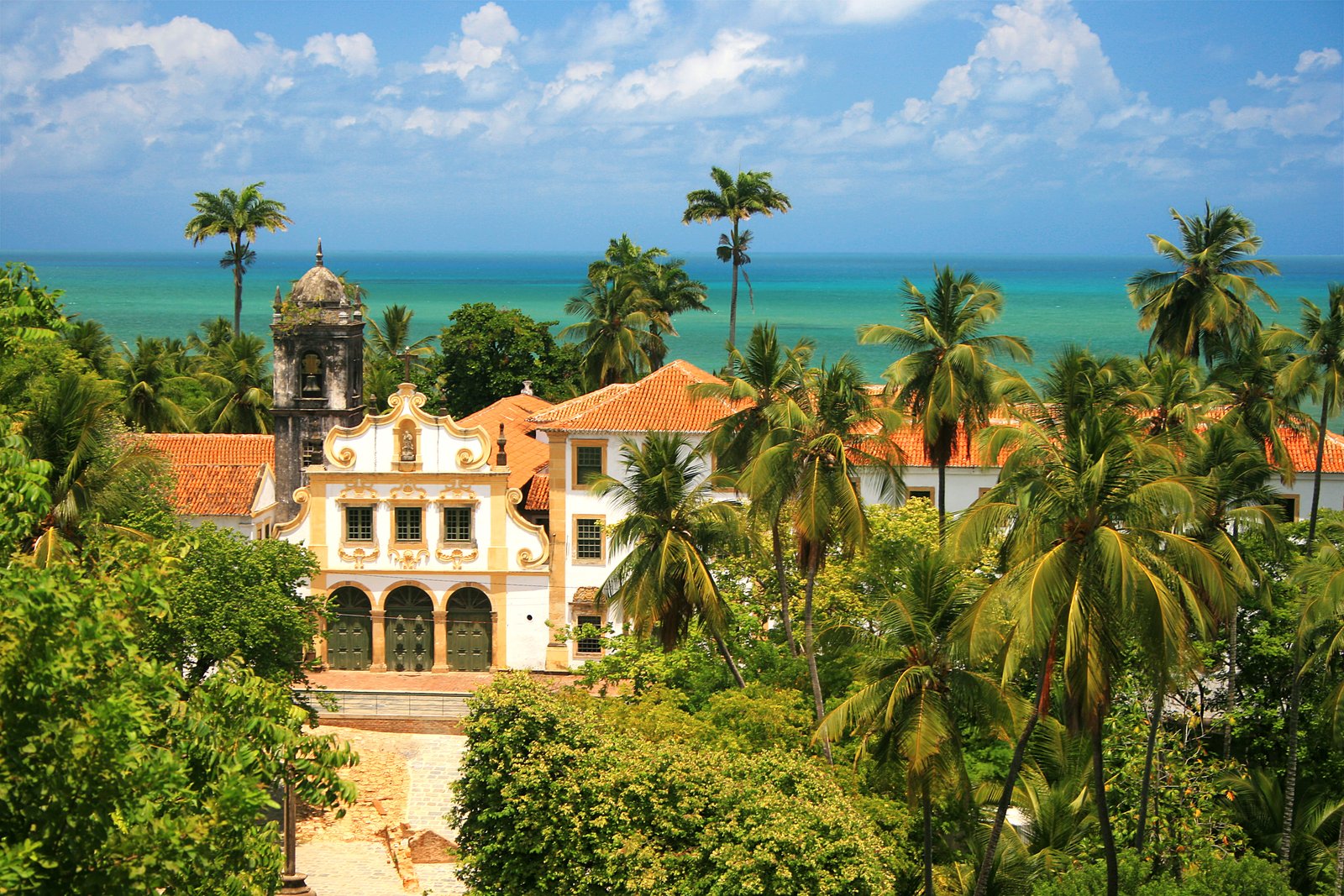 Fachada do Convento de São Francisco em Olinda, Pernambuco