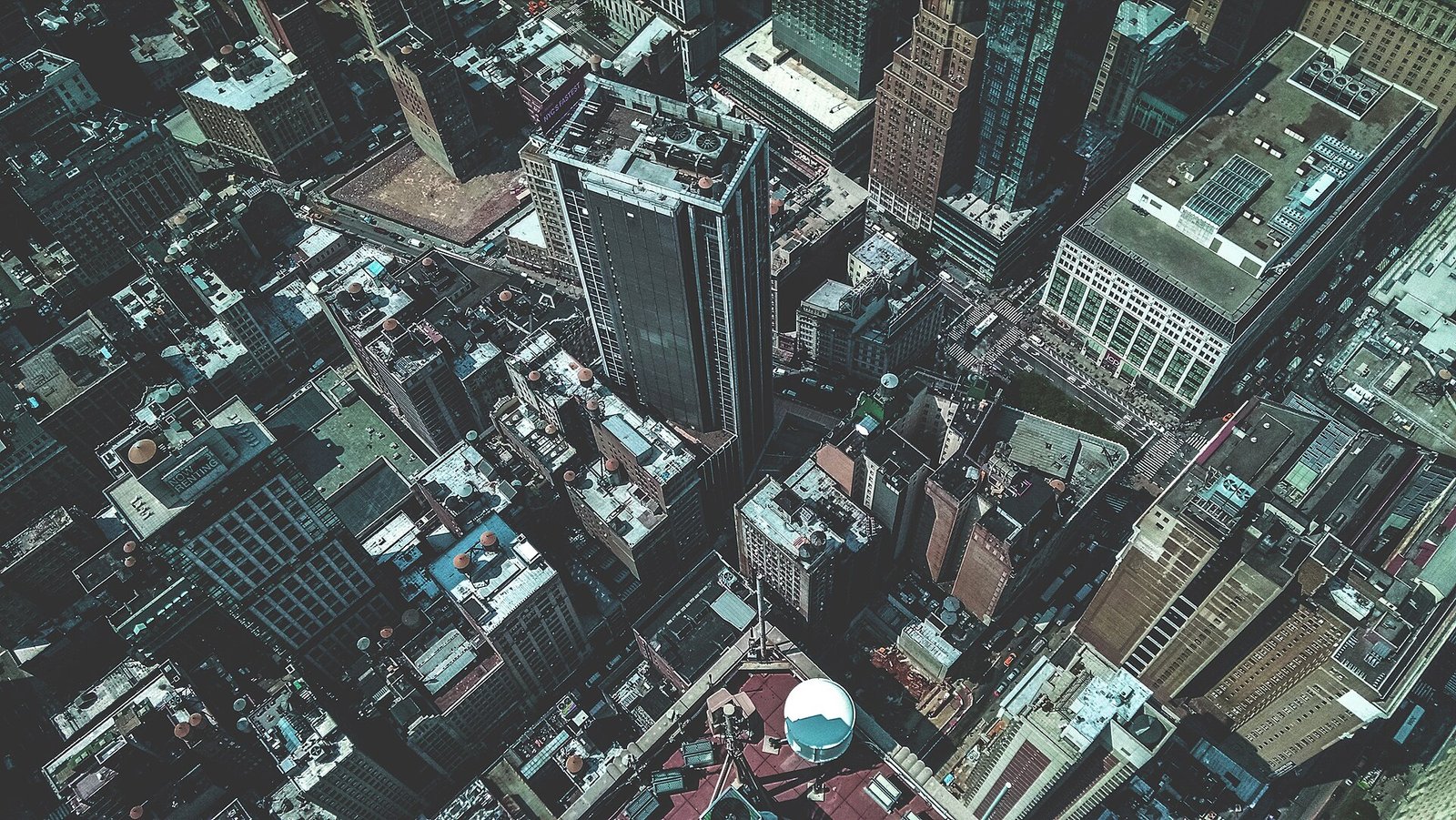 Vista do mirante do Empire State Building sobre Manhattan