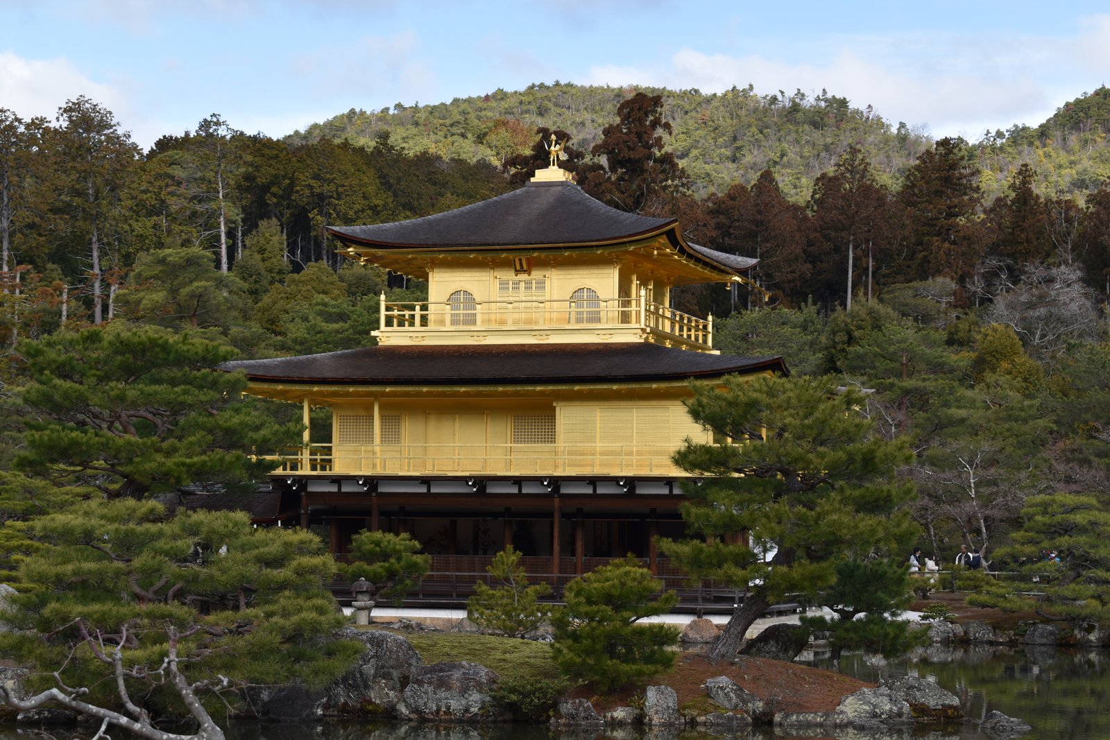 Kinkaku-ji, o Pavilhão Dourado, em Quioto