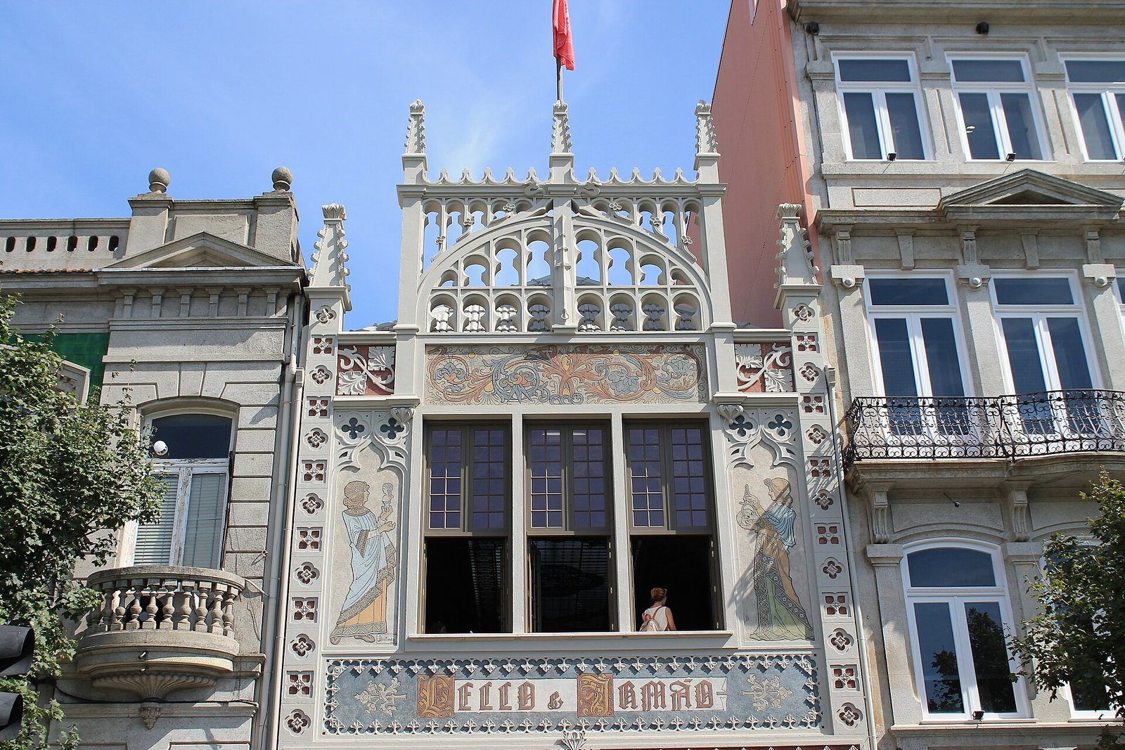 Fachada da Livraria Lello, no Porto