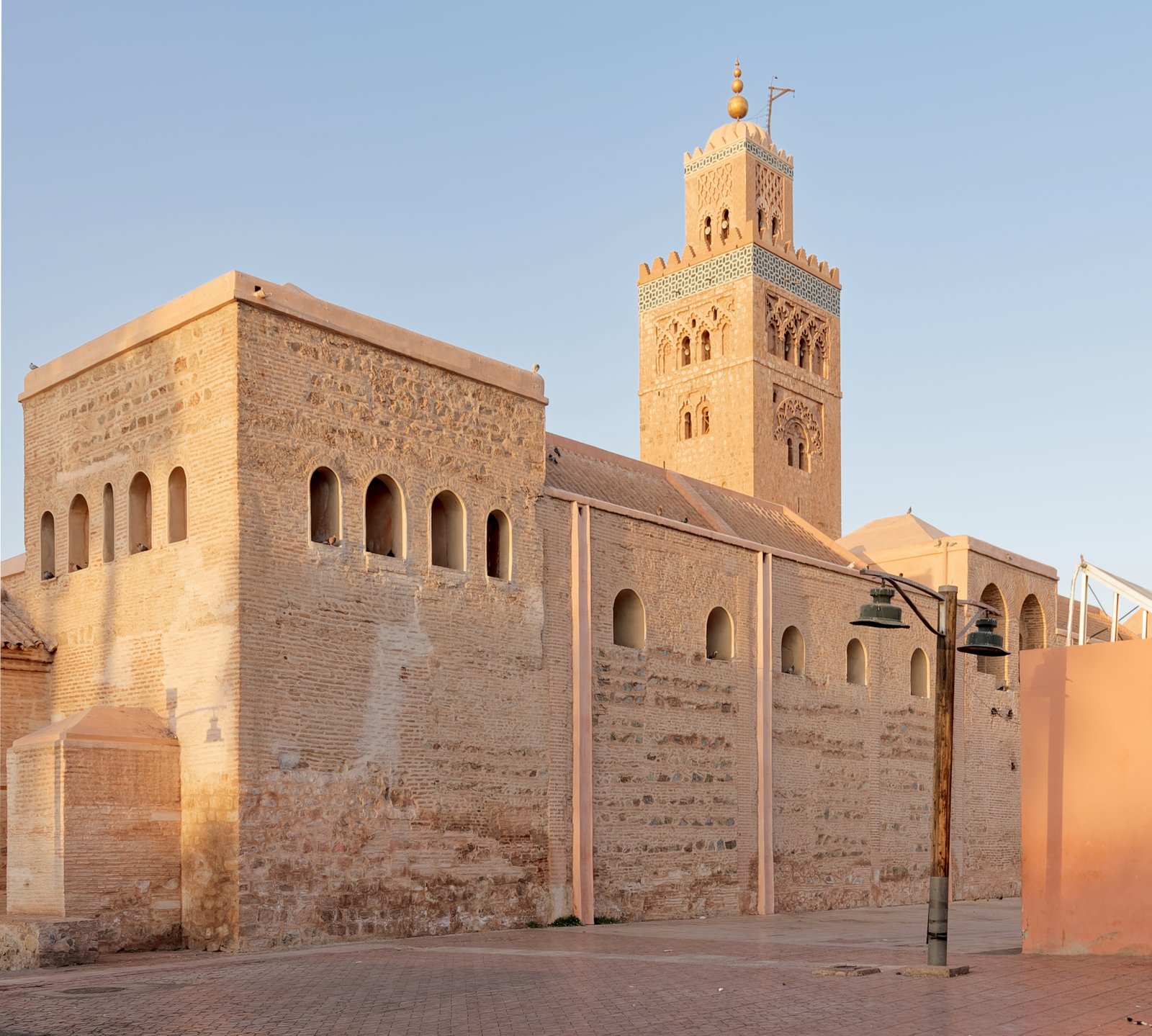 Mesquita Koutoubia e seu minarete, em Marrakech