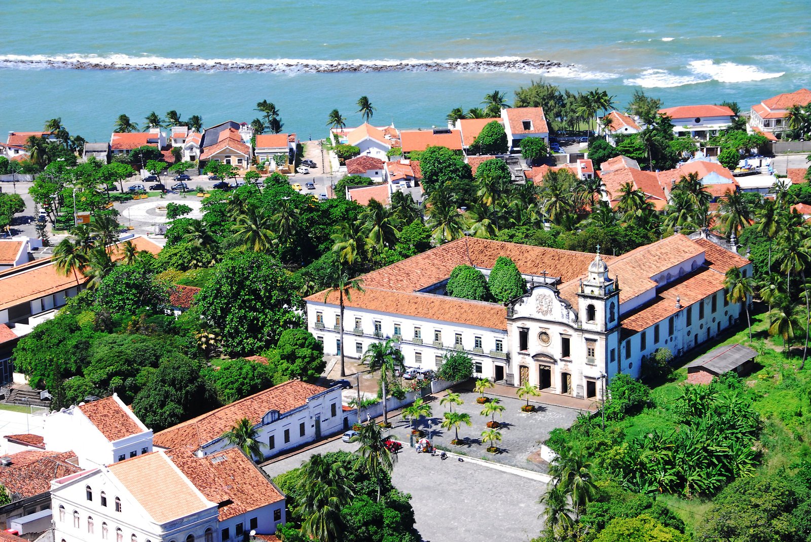Fachada do Mosteiro de São Bento em Olinda, Pernambuco