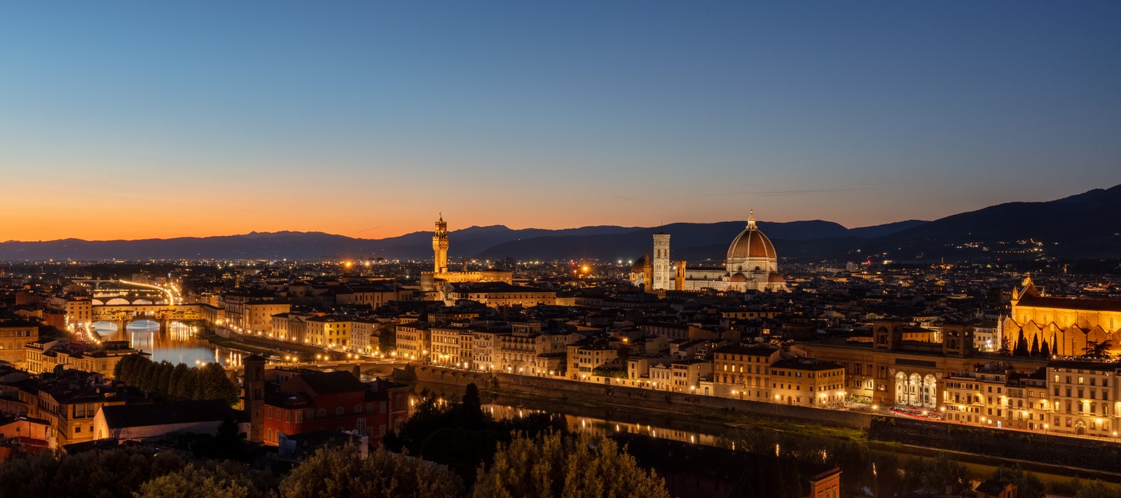 Vista panorâmica de Florença a partir do Piazzale Michelangelo