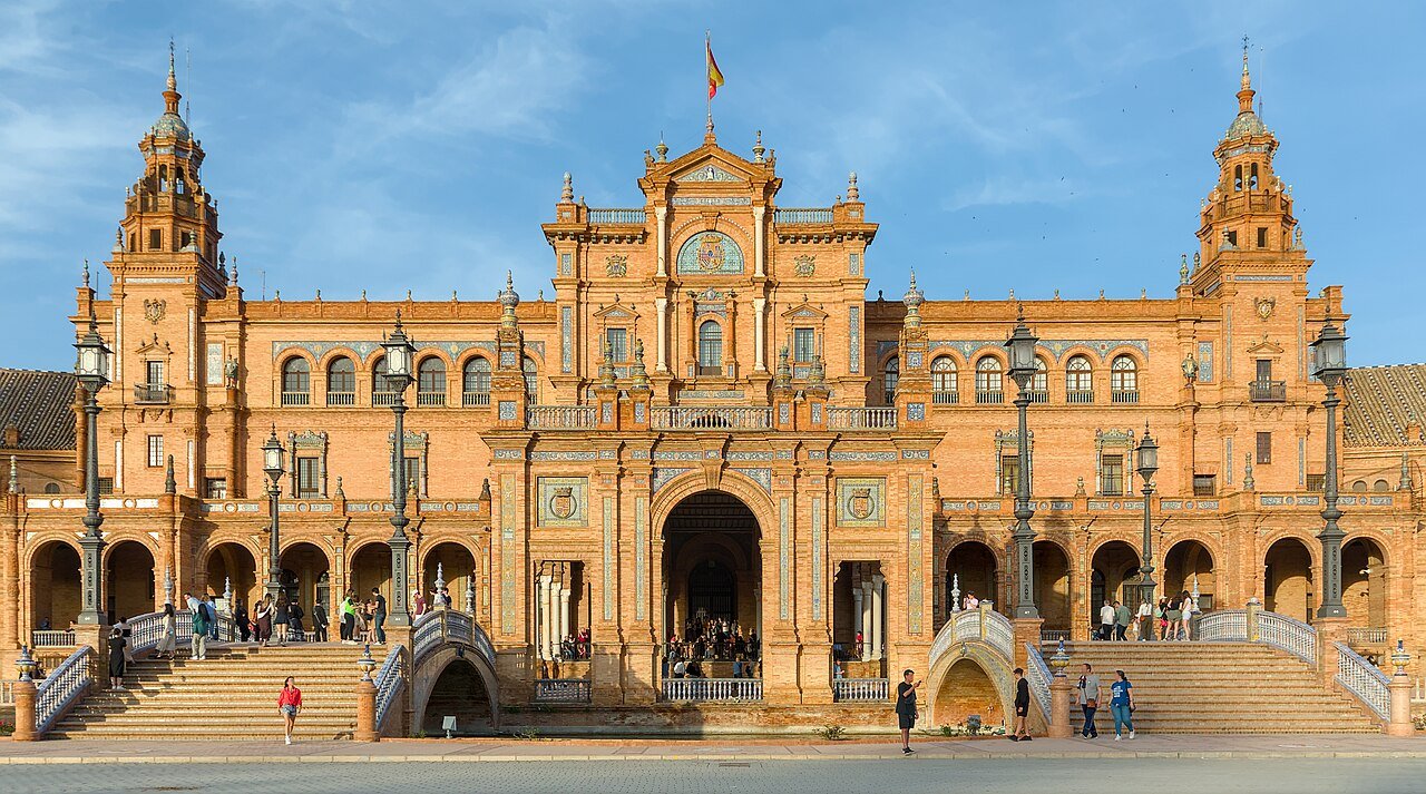 Plaza de España, no Parque de María Luisa, em Sevilha