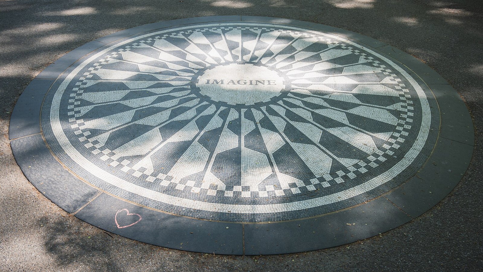 Mosaico Imagine em Strawberry Fields, Central Park, Nova York